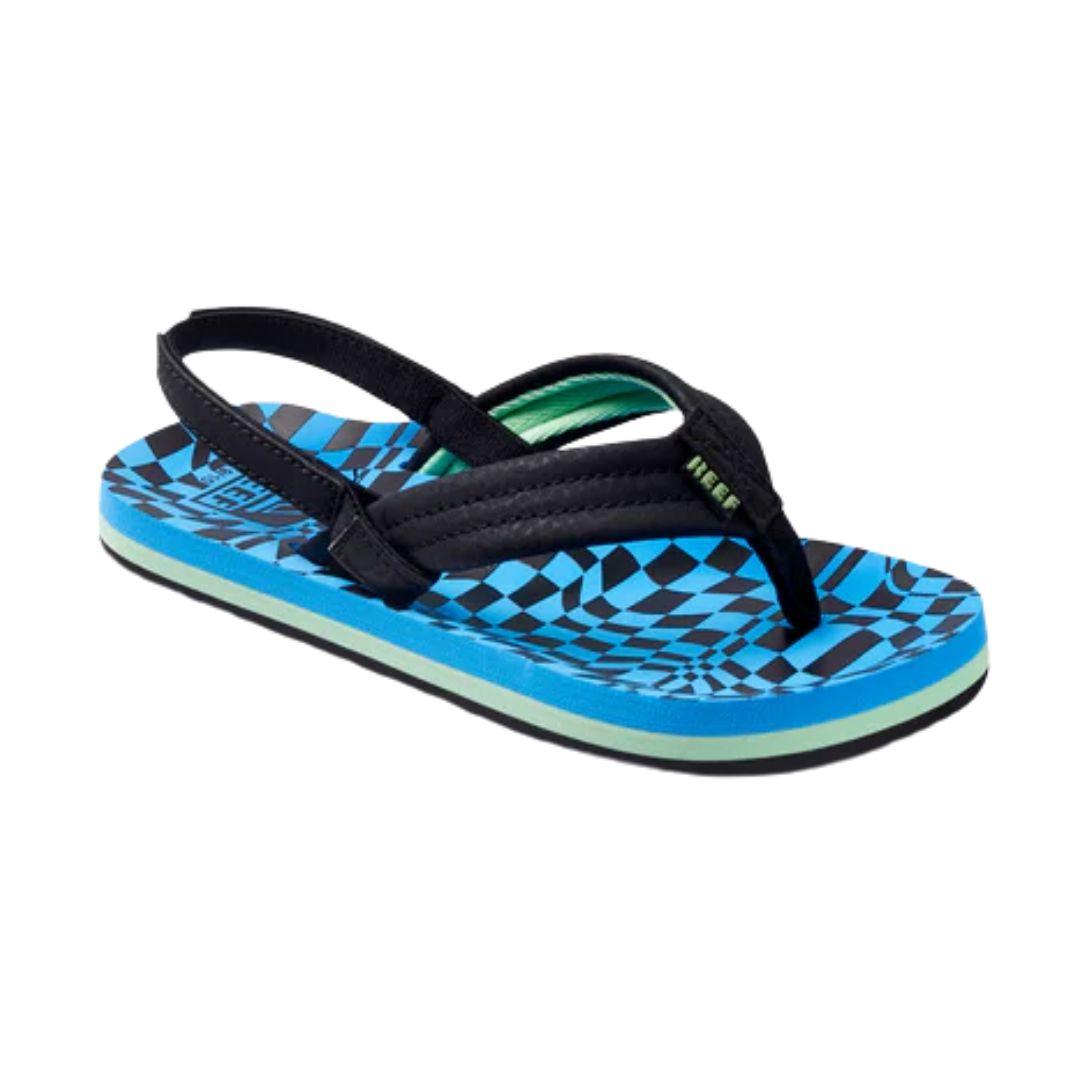  Reef Toddler Boys' Little Ahi Sandals - Swell Checkers